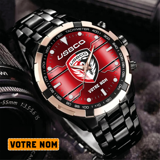 US Boulogne – Montre Aurora Nouvelle édition Avec Nom Personnalisé US Boulogne – Montre Aurora Nouvelle édition Avec Nom Personnalisé