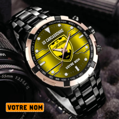 US Carcassonnaise – Montre Aurora Nouvelle édition Avec Nom Personnalisé