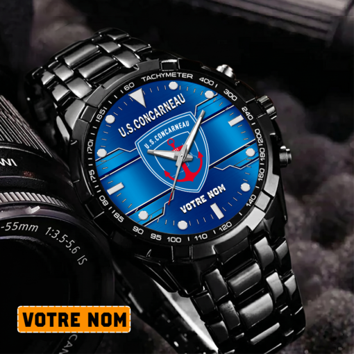 US Concarneau – Montre Aurora Nouvelle édition Avec Nom Personnalisé US Concarneau – Montre Aurora Nouvelle édition Avec Nom Personnalisé