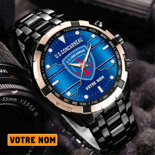 US Concarneau – Montre Aurora Nouvelle édition Avec Nom Personnalisé US Concarneau – Montre Aurora Nouvelle édition Avec Nom Personnalisé