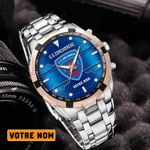 US Concarneau – Montre Aurora Nouvelle édition Avec Nom Personnalisé US Concarneau – Montre Aurora Nouvelle édition Avec Nom Personnalisé