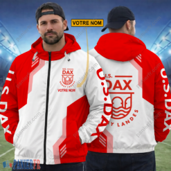 US Dax – Hoodie ZipFlex Nouvelle édition avec nom personnalisé