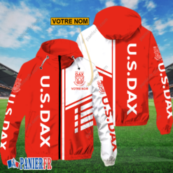 US Dax – Hoodie ZipFlex Nouveau style avec nom personnalisé