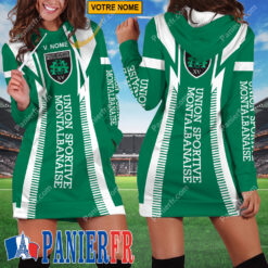 US Montauban – Robe hoodie femme Édition spéciale Avec Nom Personnalisé