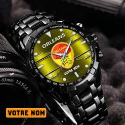US Orléans Loiret – Montre Aurora Nouvelle édition Avec Nom Personnalisé