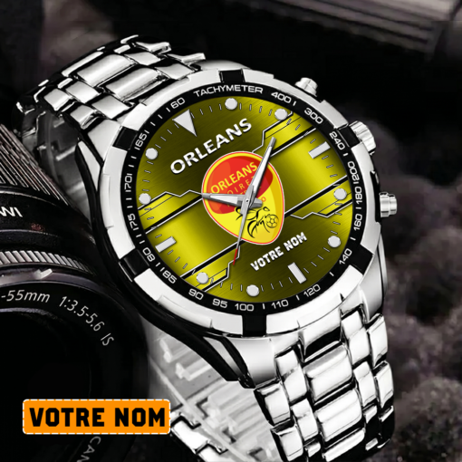 US Orléans Loiret – Montre Aurora Nouvelle édition Avec Nom Personnalisé US Orléans Loiret – Montre Aurora Nouvelle édition Avec Nom Personnalisé