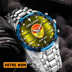 US Orléans Loiret – Montre Aurora Nouvelle édition Avec Nom Personnalisé