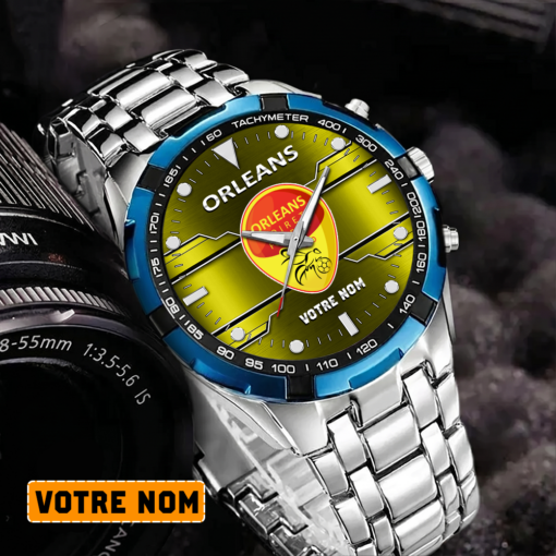 US Orléans Loiret – Montre Aurora Nouvelle édition Avec Nom Personnalisé US Orléans Loiret – Montre Aurora Nouvelle édition Avec Nom Personnalisé