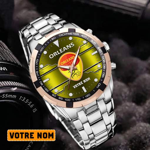 US Orléans Loiret – Montre Aurora Nouvelle édition Avec Nom Personnalisé US Orléans Loiret – Montre Aurora Nouvelle édition Avec Nom Personnalisé