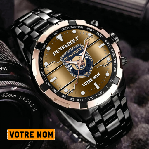 USL Dunkerque – Montre Aurora Nouvelle édition Avec Nom Personnalisé USL Dunkerque – Montre Aurora Nouvelle édition Avec Nom Personnalisé