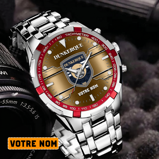 USL Dunkerque – Montre Aurora Nouvelle édition Avec Nom Personnalisé USL Dunkerque – Montre Aurora Nouvelle édition Avec Nom Personnalisé