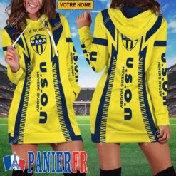 USON Nevers – Robe hoodie femme Édition spéciale Avec Nom Personnalisé