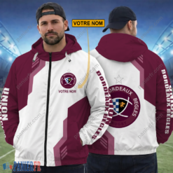 Union Bordeaux Bègles – Hoodie ZipFlex Nouvelle édition avec nom personnalisé