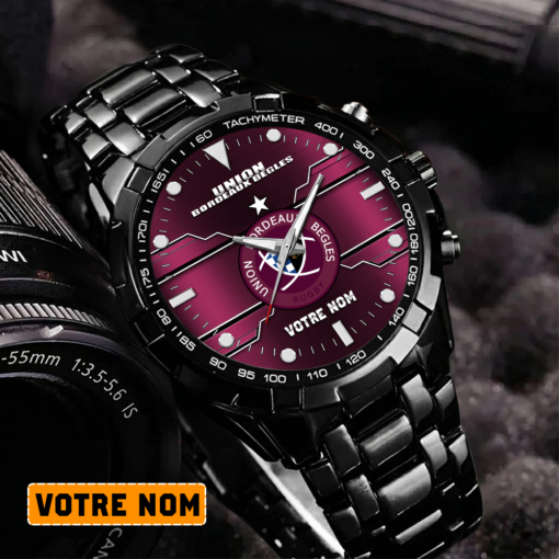Union Bordeaux Bègles – Montre Aurora Nouvelle édition Avec Nom Personnalisé Union Bordeaux Bègles – Montre Aurora Nouvelle édition Avec Nom Personnalisé
