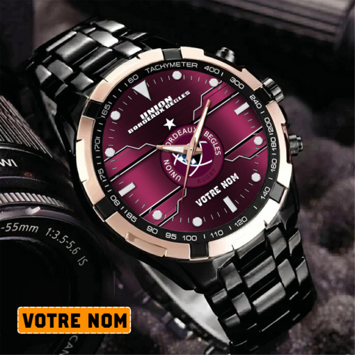 Union Bordeaux Bègles – Montre Aurora Nouvelle édition Avec Nom Personnalisé Union Bordeaux Bègles – Montre Aurora Nouvelle édition Avec Nom Personnalisé