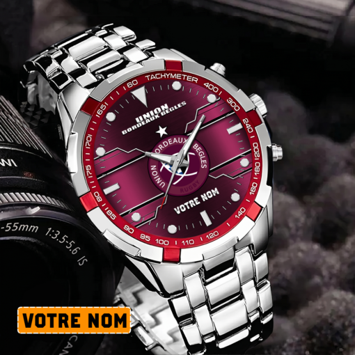 Union Bordeaux Bègles – Montre Aurora Nouvelle édition Avec Nom Personnalisé Union Bordeaux Bègles – Montre Aurora Nouvelle édition Avec Nom Personnalisé