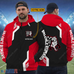 Valence Romans – Hoodie ZipFlex Nouvelle édition avec nom personnalisé