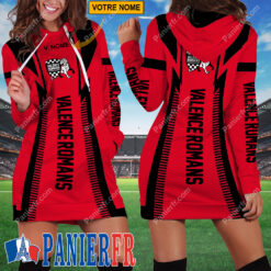 Valence Romans – Robe hoodie femme Édition spéciale Avec Nom Personnalisé