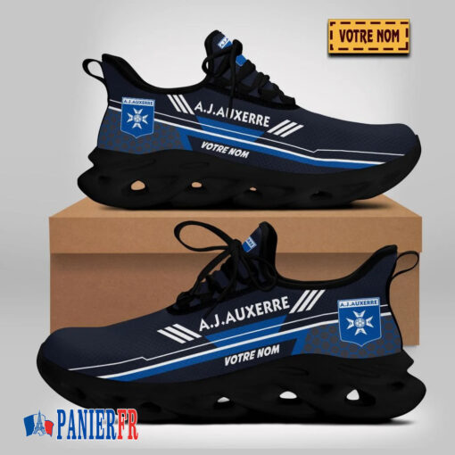 Chaussures Max Soul AJ Auxerre – Édition limitée avec nom personnalisé Chaussures Max Soul AJ Auxerre – Édition limitée avec nom personnalisé