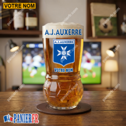 AJ Auxerre – Verre à Bière Foot Édition spéciale Avec Nom Personnalisé