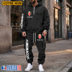 AS Monaco – Survêtement Streetwear Édition spéciale Avec Nom Personnalisé