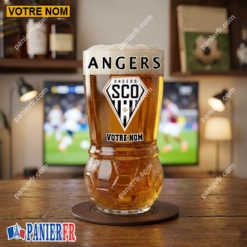 Angers SCO – Verre à Bière Foot Édition spéciale Avec Nom Personnalisé