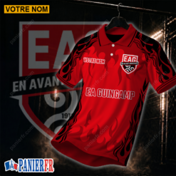 EA Guingamp – Chemise polo Nouvelle édition Avec Nom Personnalisé