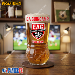 EA Guingamp – Verre à Bière Foot Édition spéciale Avec Nom Personnalisé