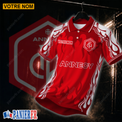 FC Annecy – Chemise polo Nouvelle édition Avec Nom Personnalisé