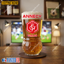 FC Annecy – Verre à Bière Foot Édition spéciale Avec Nom Personnalisé