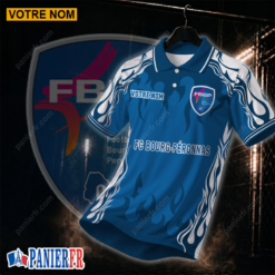 FC Bourg-Péronnas – Chemise polo Nouvelle édition Avec Nom Personnalisé