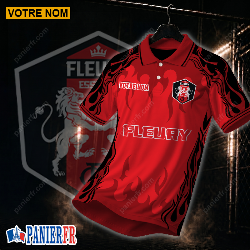 FC Fleury 91 – Chemise polo Nouvelle édition Avec Nom Personnalisé FC Fleury 91 – Chemise polo Nouvelle édition Avec Nom Personnalisé