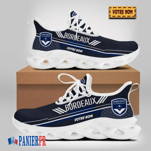 Chaussures Max Soul FC Girondins de Bordeaux – Édition limitée avec nom personnalisé Chaussures Max Soul FC Girondins de Bordeaux – Édition limitée avec nom personnalisé