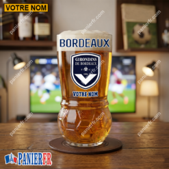 FC Girondins de Bordeaux – Verre à Bière Foot Édition spéciale Avec Nom Personnalisé