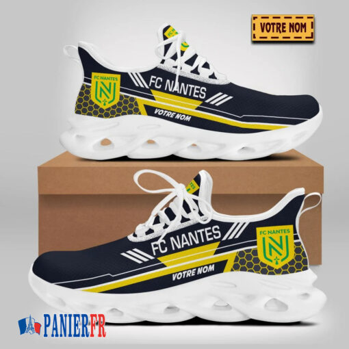 Chaussures Max Soul FC Nantes – Édition limitée avec nom personnalisé Chaussures Max Soul FC Nantes – Édition limitée avec nom personnalisé