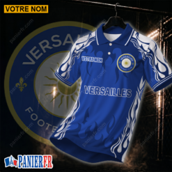 FC Versailles 78 – Chemise polo Nouvelle édition Avec Nom Personnalisé