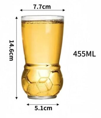 Verre à Bière Ballon de Foot (455ml)