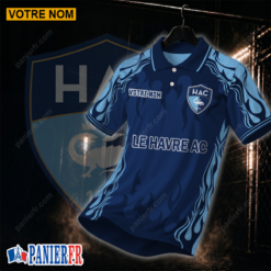 Le Havre AC – Chemise polo Nouvelle édition Avec Nom Personnalisé