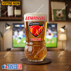 Le Mans FC – Verre à Bière Foot Édition spéciale Avec Nom Personnalisé