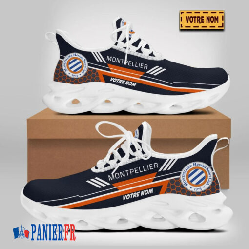 Chaussures Max Soul Montpellier HSC – Édition limitée avec nom personnalisé Chaussures Max Soul Montpellier HSC – Édition limitée avec nom personnalisé