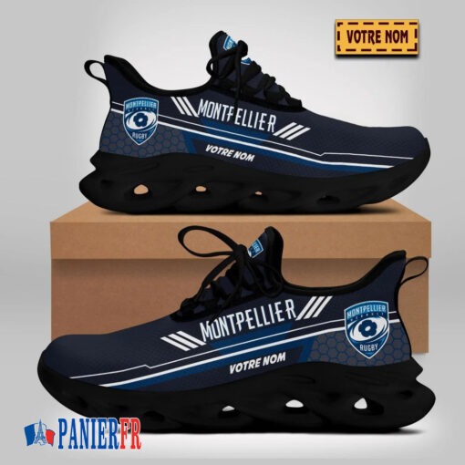 Chaussures Max Soul Montpellier Hérault Rugby – Édition limitée avec nom personnalisé Chaussures Max Soul Montpellier Hérault Rugby – Édition limitée avec nom personnalisé