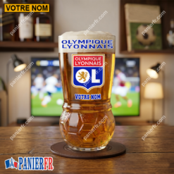 Olympique Lyonnais – Verre à Bière Foot Édition spéciale Avec Nom Personnalisé