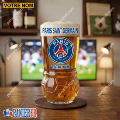 Paris Saint-Germain – Verre à Bière Foot Édition spéciale Avec Nom Personnalisé