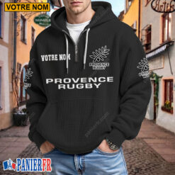Provence Rugby – Hoodie Gaufré Nouveau style Avec Nom Personnalisé
