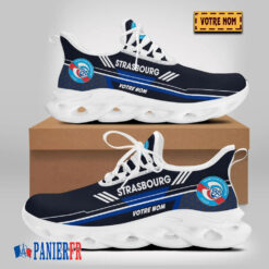 Chaussures Max Soul RC Strasbourg Alsace – Édition limitée avec nom personnalisé