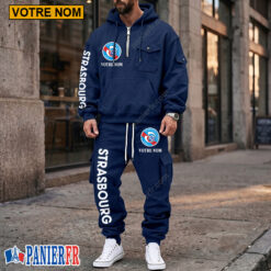 RC Strasbourg Alsace – Survêtement Streetwear Édition spéciale Avec Nom Personnalisé