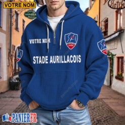 Stade Aurillacois – Hoodie Gaufré Nouveau style Avec Nom Personnalisé