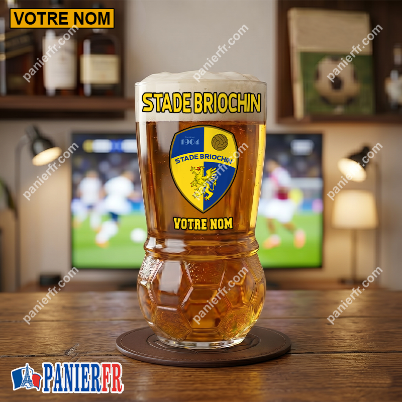 Stade Briochin – Verre à Bière Foot Édition spéciale Avec Nom Personnalisé Stade Briochin – Verre à Bière Foot Édition spéciale Avec Nom Personnalisé