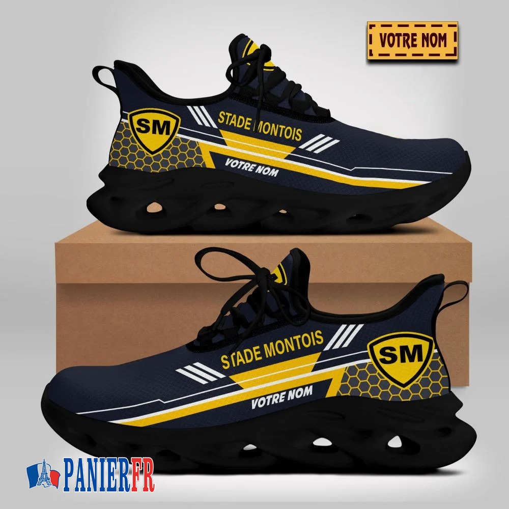 Chaussures Max Soul Stade Montois Rugby – Édition limitée avec nom personnalisé Chaussures Max Soul Stade Montois Rugby – Édition limitée avec nom personnalisé