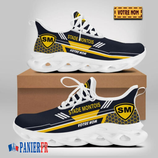 Chaussures Max Soul Stade Montois Rugby – Édition limitée avec nom personnalisé Chaussures Max Soul Stade Montois Rugby – Édition limitée avec nom personnalisé